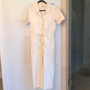 Madewell Ivory Jumpsuit Size 8